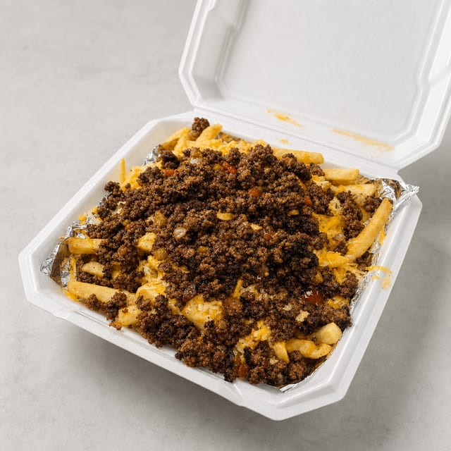 Loaded Chopped Fries.